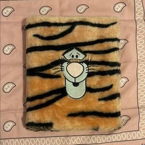 🍓 Vintage Tigger Striped Kids furry Notebook